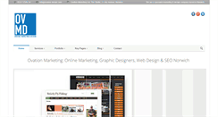 Desktop Screenshot of ovation-design.com